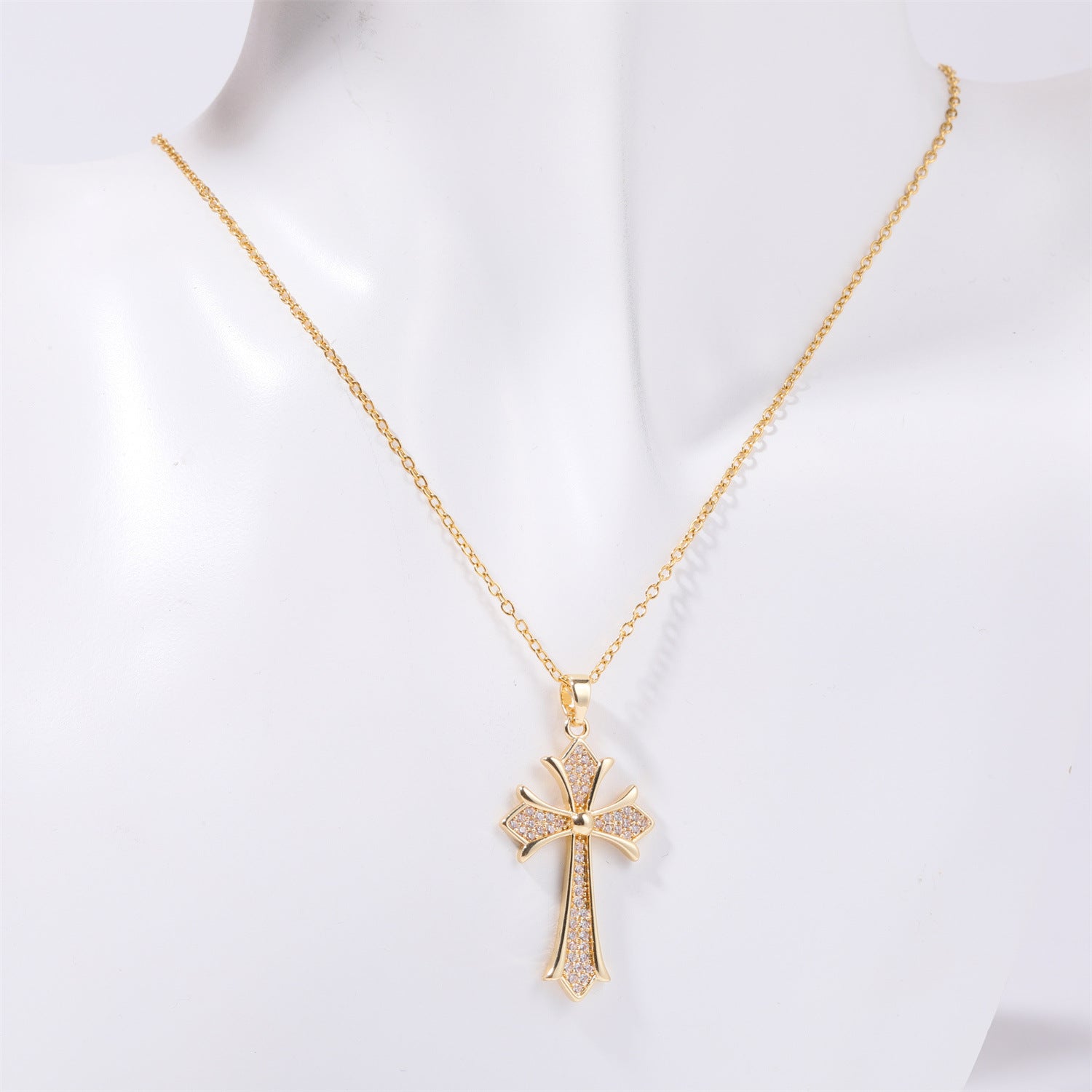 Wholesale  cross pendant cross frame chain jewelry