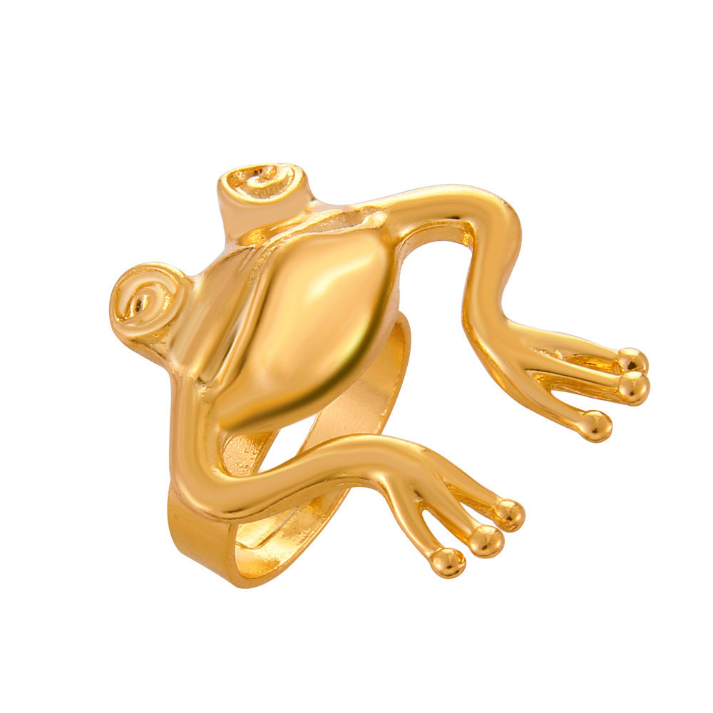 Wholesale frog  retro do old animal ring