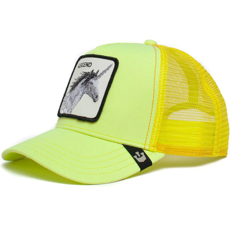 Wholesale Cartoon Animal Sun Protection Mesh Embroidery Hat Baseball Cap ACC-HT-JingKun008