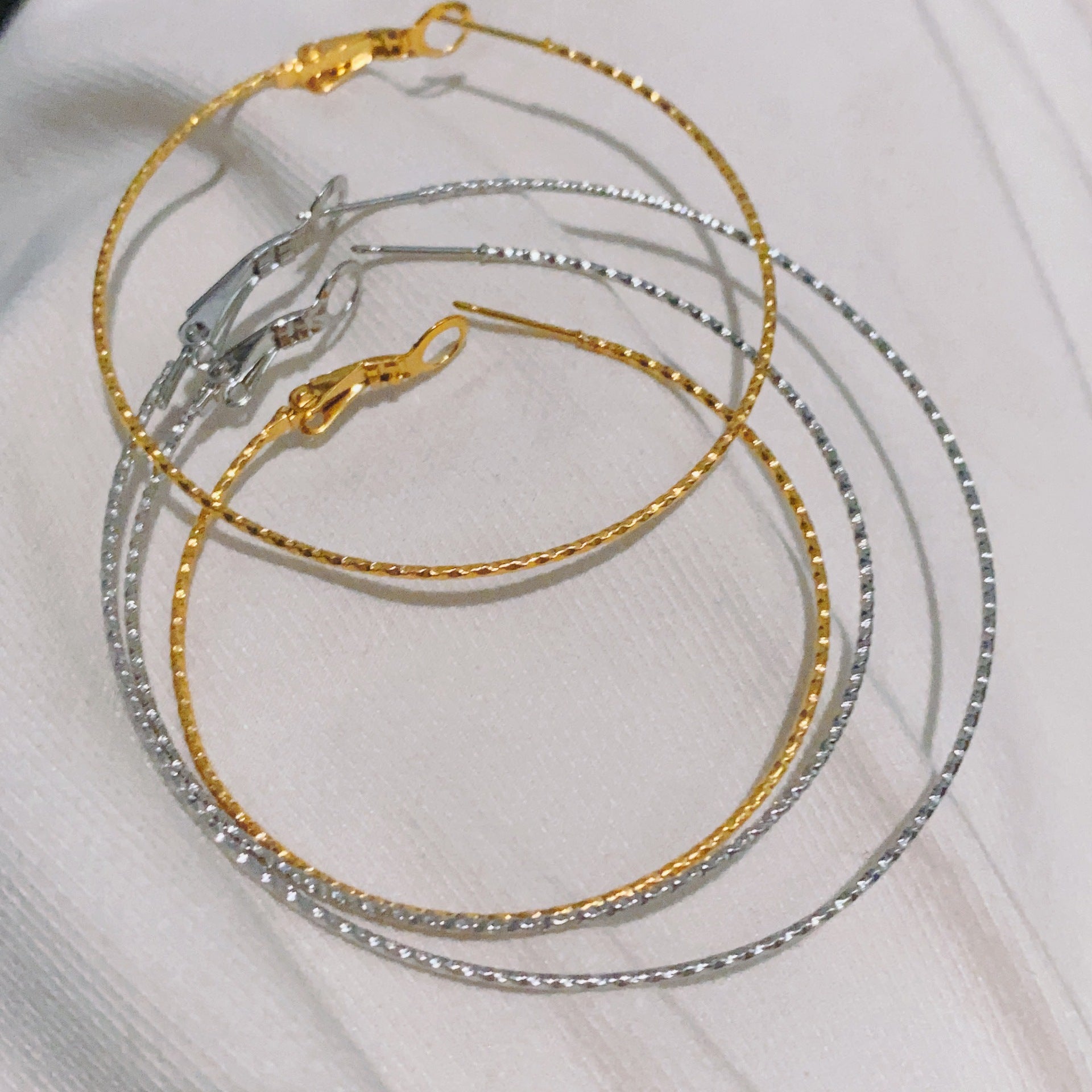 Wholesale Cold Wind Large Hoop Earrings