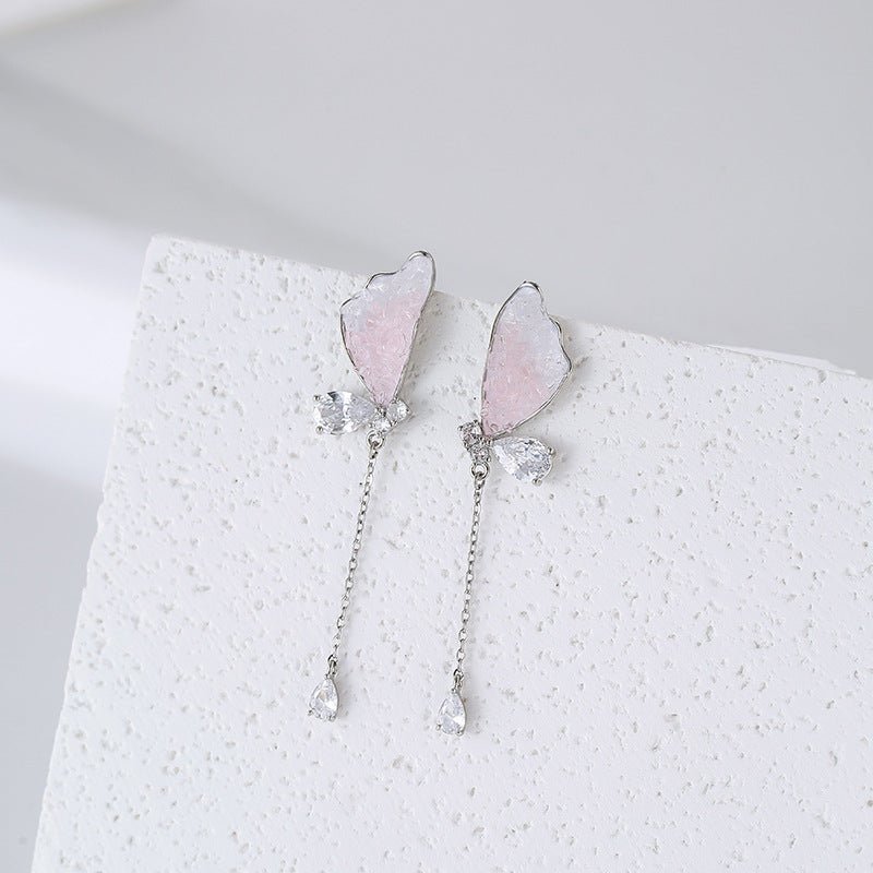 Wholesale cute earrings copper plated real gold earrings