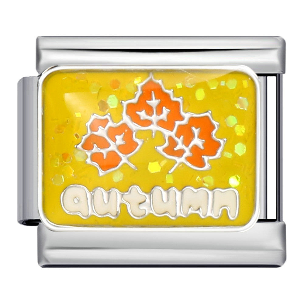 Wholesale Italian Charm Bracelet 9mm DIY Splicing Removable Four Seasons Elements Stainless Steel Composable Bracelet