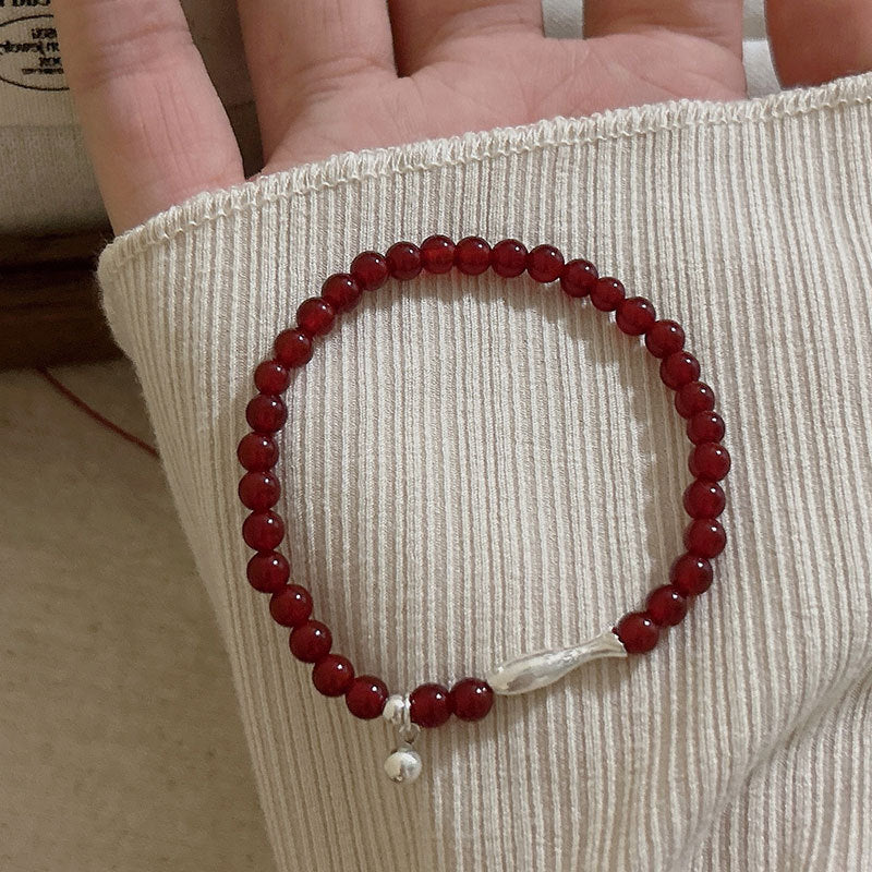 Wholesale Koi Red Agate Beaded Bracelet