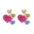 Wholesale Valentine's Day  Lover Text Acrylic Earrings