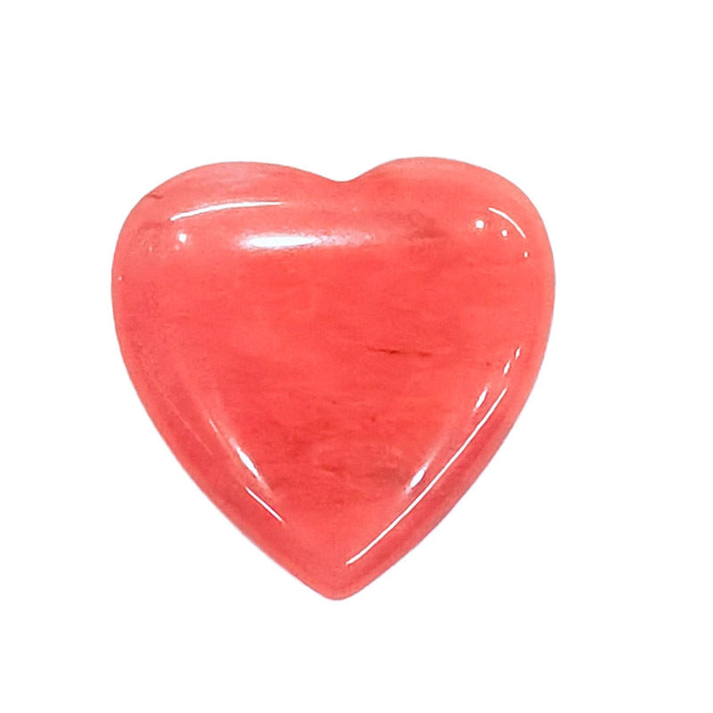 Wholesale natural crystal 20mm love pendant