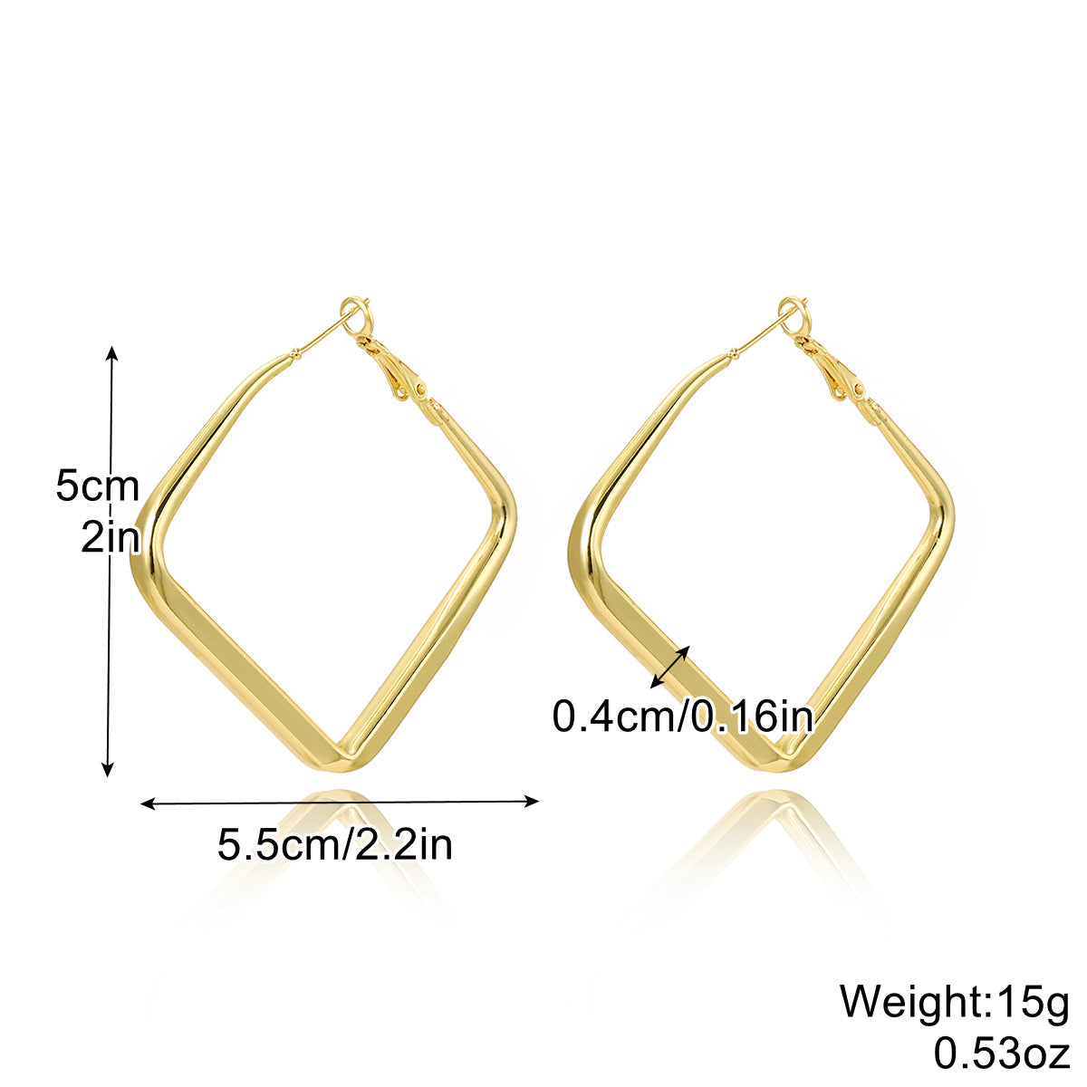 Wholesale  Retro Earrings suit Exaggerated Metal Large Circle Earrings