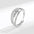 Wholesale  S925 sterling silver double-layer staggered anti-compression bead rotatable ring