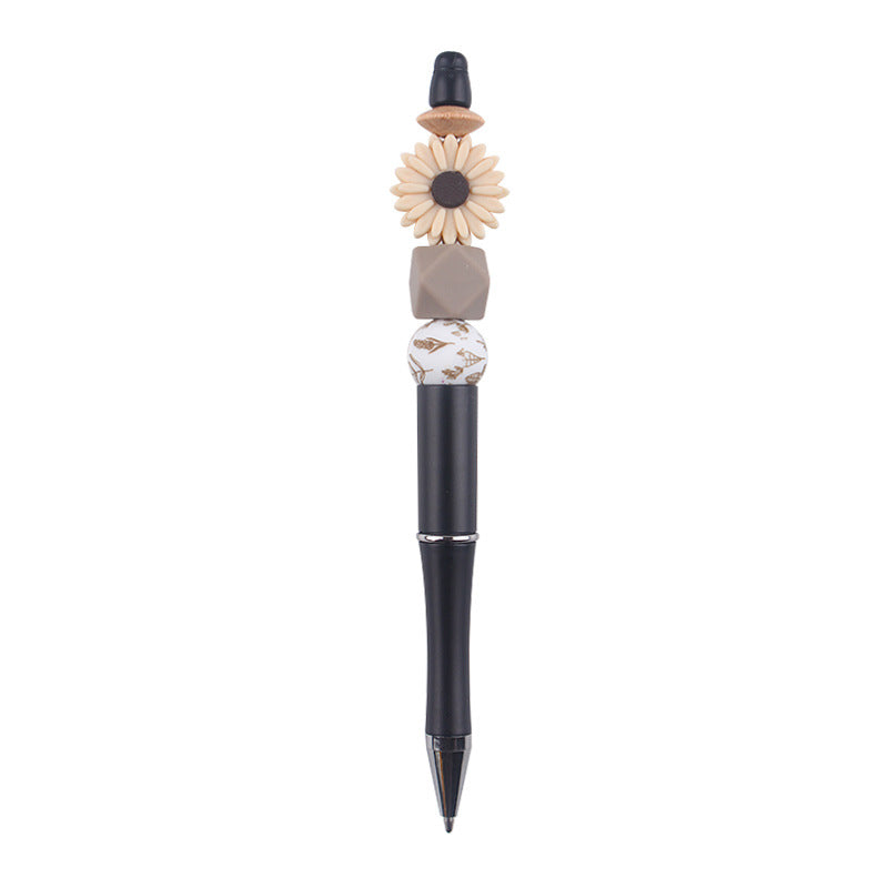 Wholesale Beaded Pen Gel Pen Creative DIY Cartoon Daisy Flowers  Pen