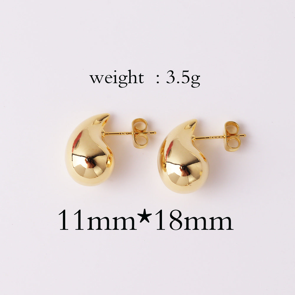 Wholesale Melon Seeds Water Drop Pepper Earrings Ear Studs ACC-ES-Ruib001