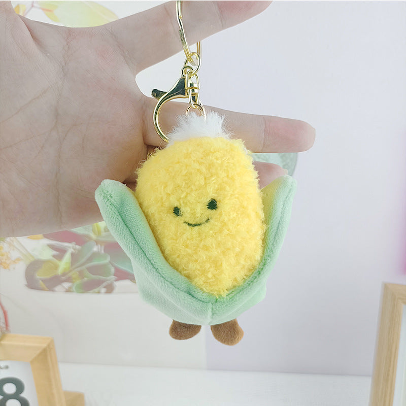Wholesale Cute Broccoli Vegetable Plush Doll Keychain ACC-KC-Jiaq004