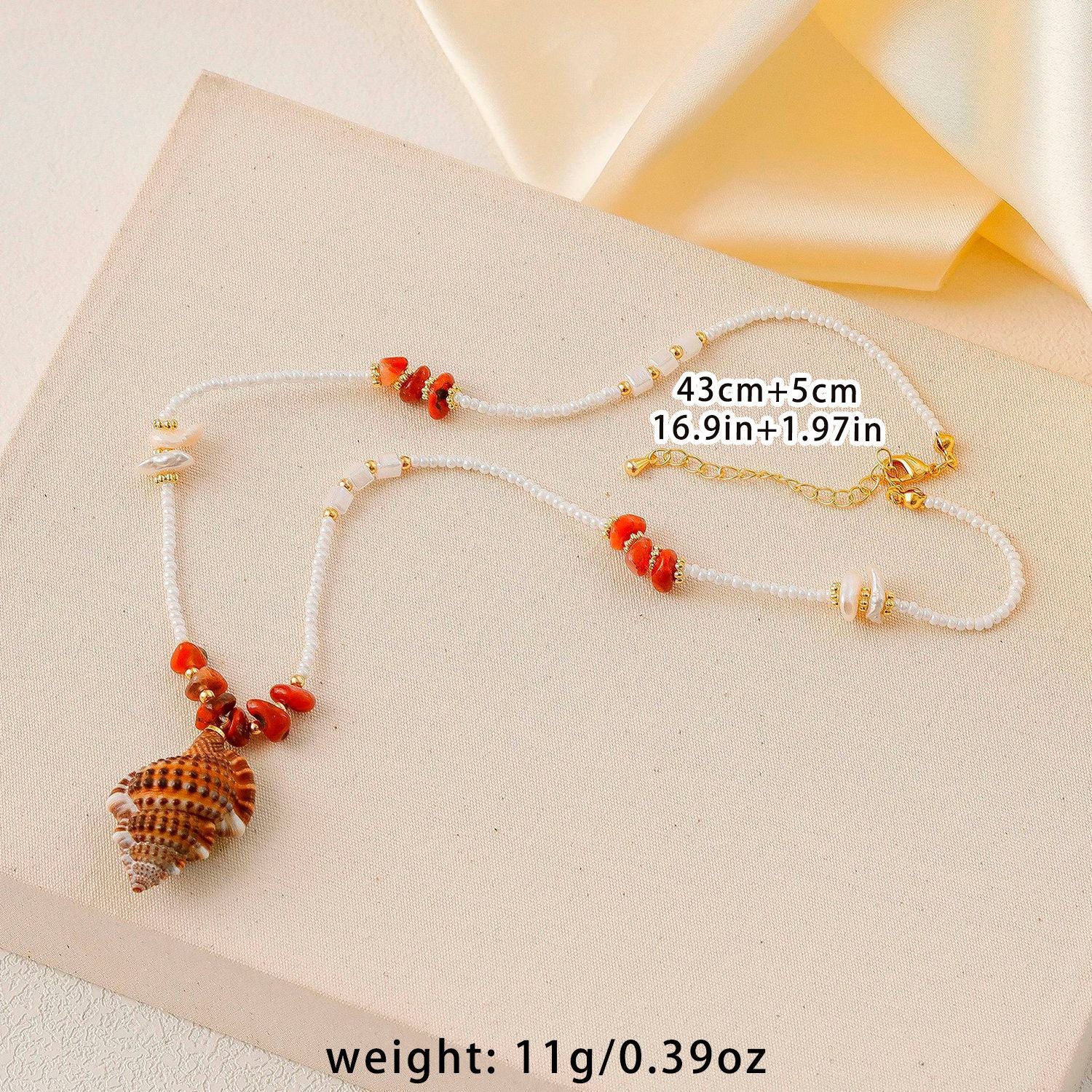 Wholesale Ocean Series Clavicle Chain Shell Conch Pendant Necklace