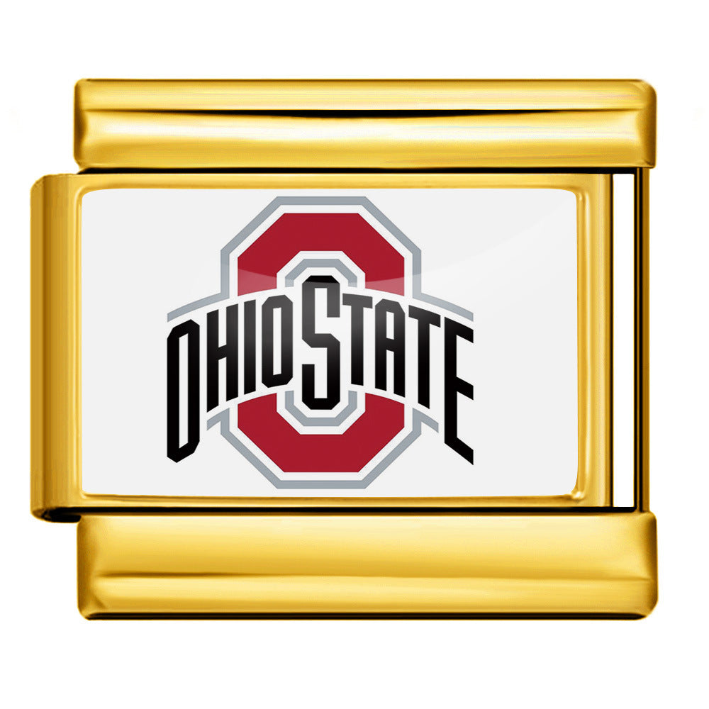 Wholesale Italian modular Photo-style angel pattern DIY  bracelet