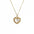 Wholesale Titanium Steel lovely shell pearl necklace  plated 18K gold clavicle chain necklace