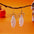 Boucles d'oreilles squelette de style squelette fantôme exagéré en gros exagéré