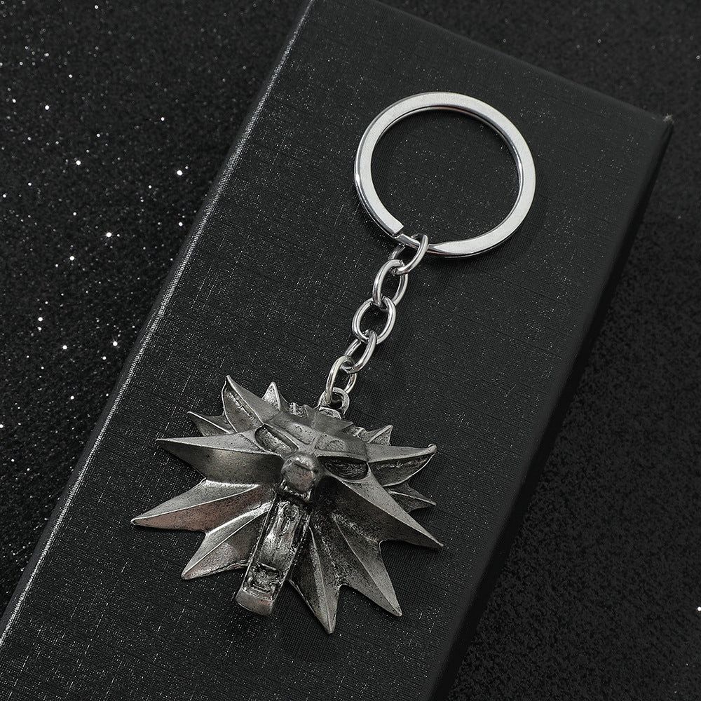 Wholesale wolf head keychain