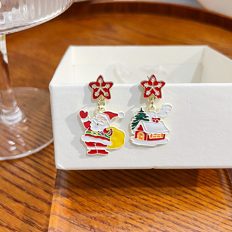 Wholesale Christmas Cartoon Creative Earrings ACC-ES-MDD070