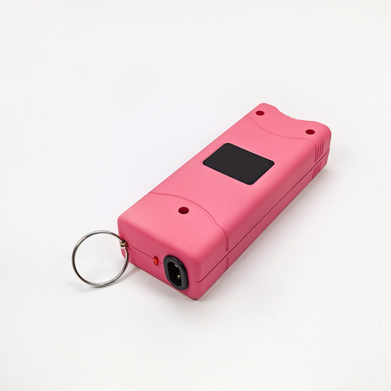 Wholesale Colorful sequins solid color multifunctional rechargeable flashlight keychain accessories