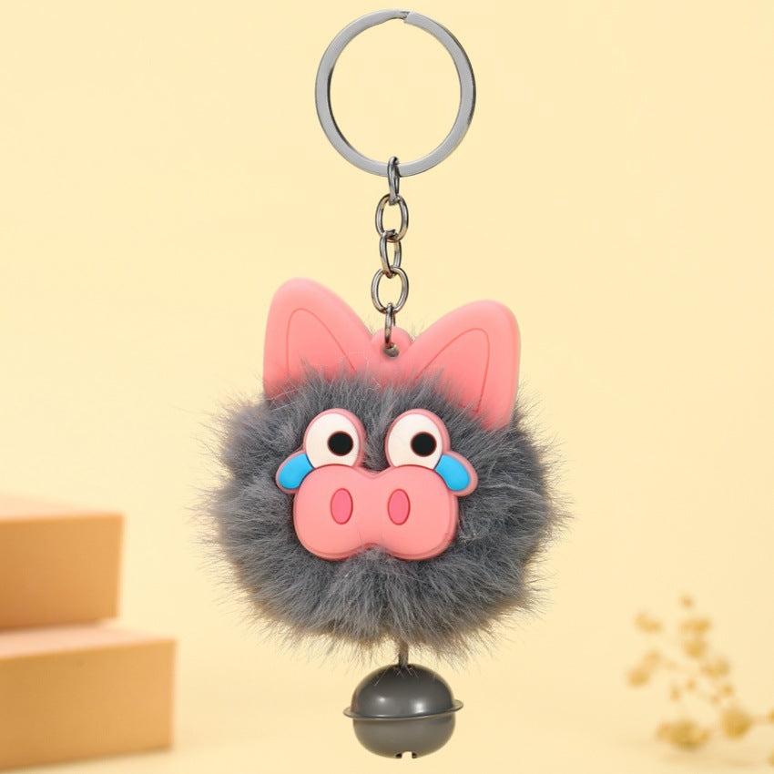 Wholesale Plush cute piggy keychain