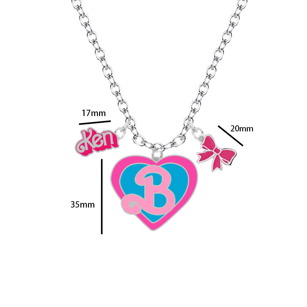 Wholesale Cartoon Anime Cute Titanium Steel Necklaces ACC-NE-YBY005
