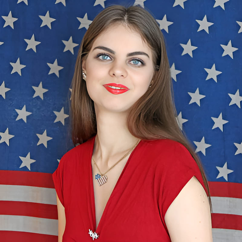 Wholesale American Independence Day necklace