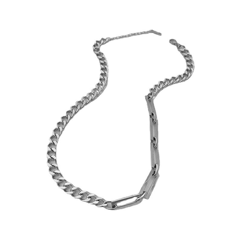Wholesale  Stitching Chain Titanium Steel Necklace