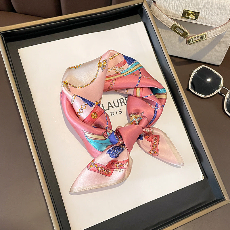 Wholesale  Silk f Women' s Autumn f f All-match Hair Band Fashion Small Square f