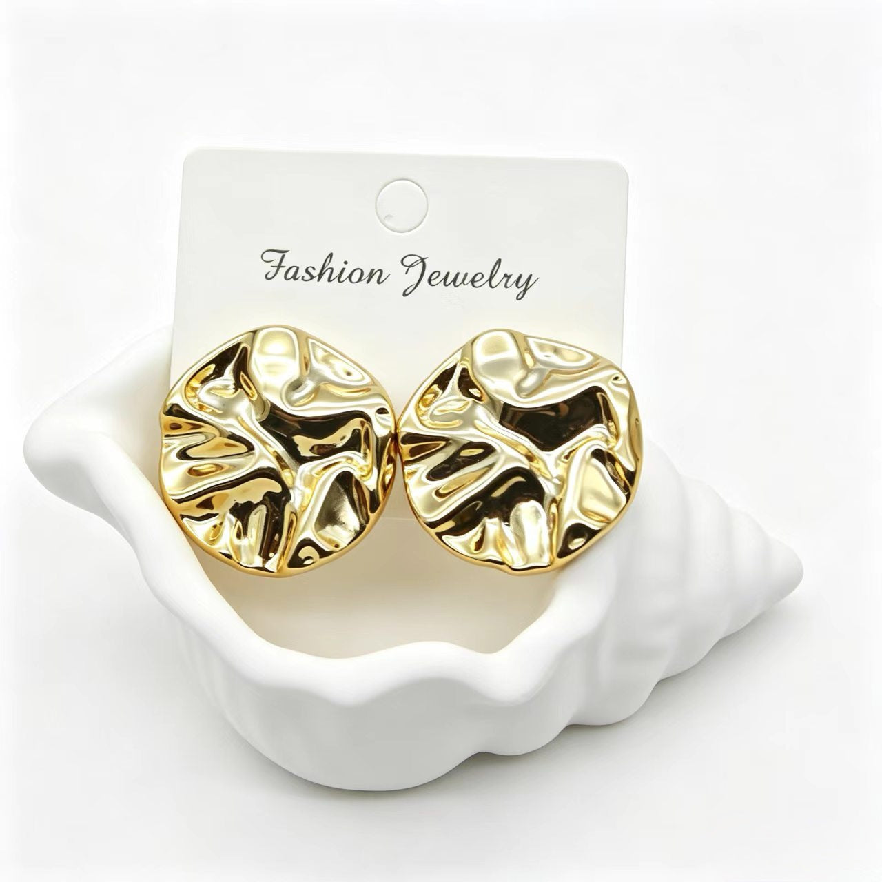 Wholesale Electroplated Acrylic Geometric Earrings Fashion Jewelry Accessory for Resale