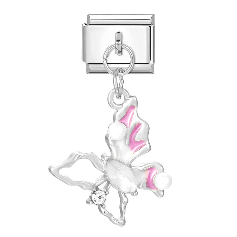 Wholesale 9mm Italian Charm Starter Bracelets DIY Pendant Style Stainless Steel Composable Bracelet