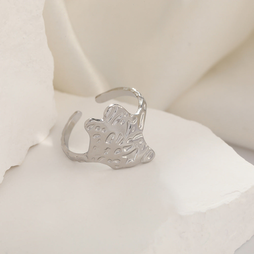 Wholesale Electroplated 18K Stainless Steel Loose Rings  ACC-RS-TaiMei007