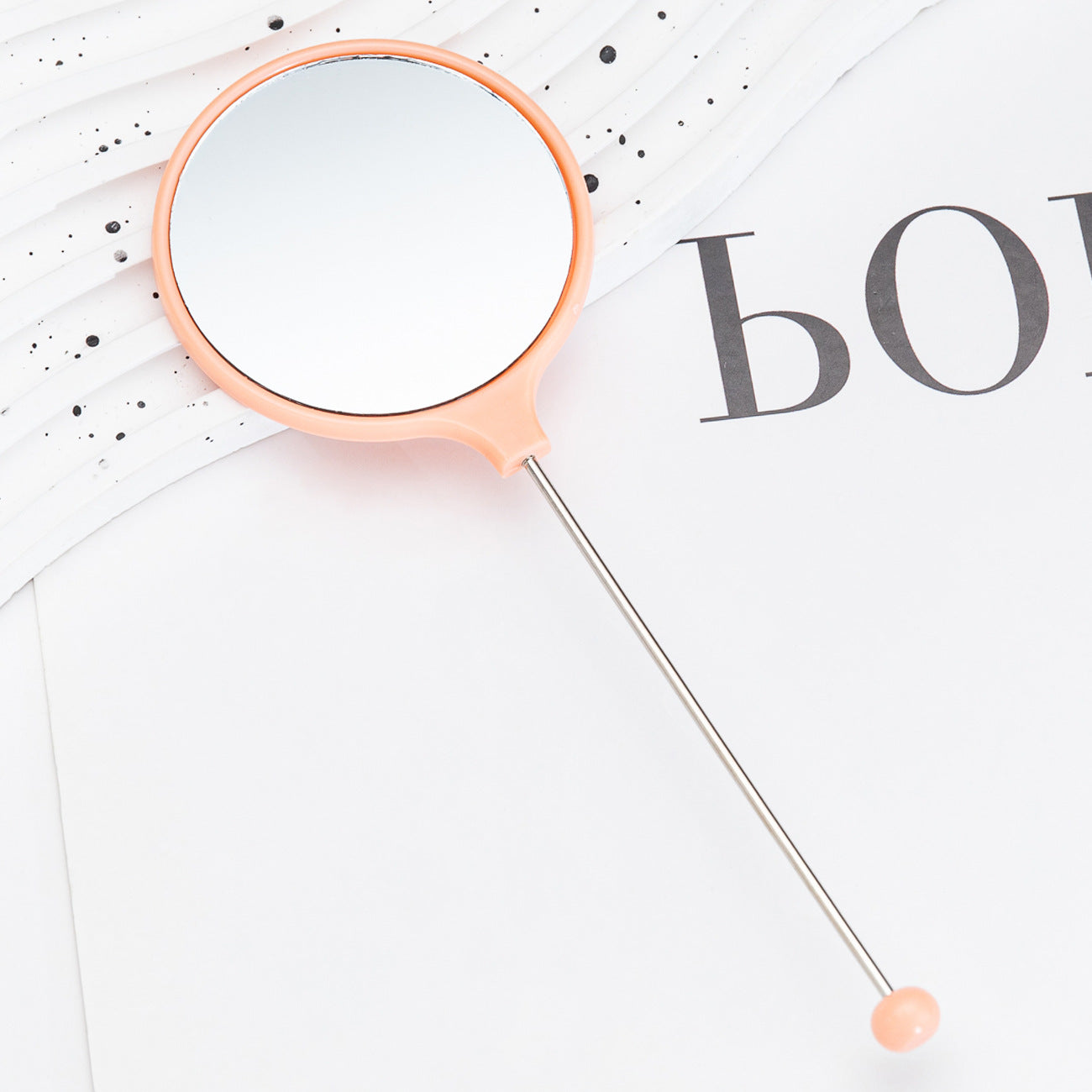 Wholesale DIY Beadable Handheld Mirrors Mini Round for DIY Beaded Crafts