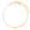 Wholesale  Love Bracelet Gold Plated Adjustable Crystal Beads Bracelet