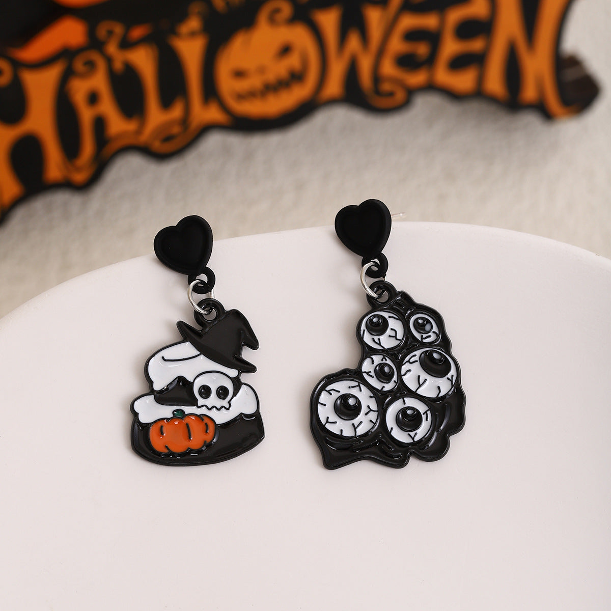 Wholesale Halloween ghost earrings