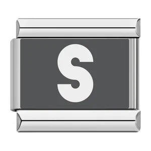 Wholesale Italian Charm Bracelet 9mm DIY Splicing Removable English Letters Stainless Steel Composable Bracelet