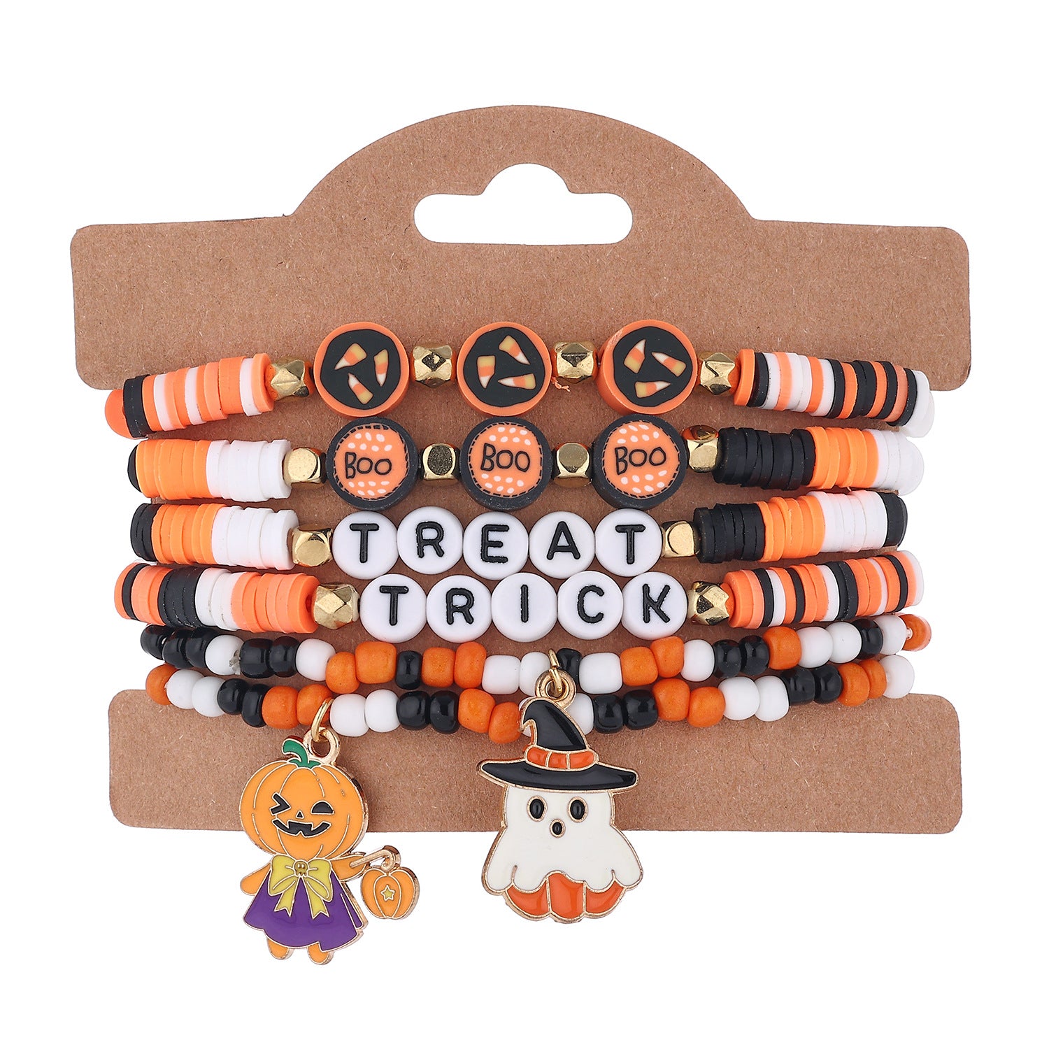 Wholesale European American Style  Soft Clay Bracelet Set,  Handmade Fashion Accessory