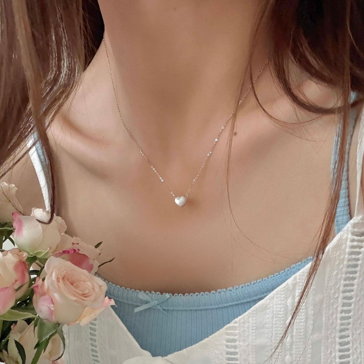 Wholesale Shell Heart Necklace