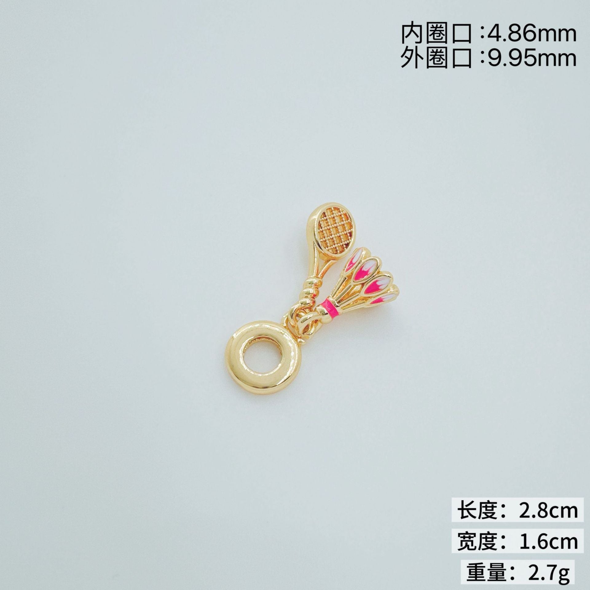 Wholesale Gold Plated Copper Sports Necklace Football Basketball Pendant