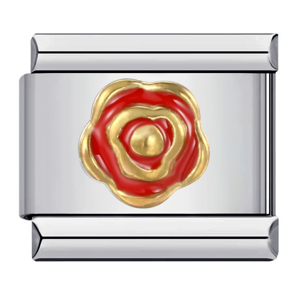 Wholesale Italian Charm Bracelet 9mm DIY Floral World  Creative Stainless Steel Composable Bracelet