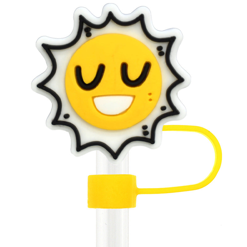 Wholesale Random 100pcs Summer Series Straw Tube Cap ACC-SCR-RYY065