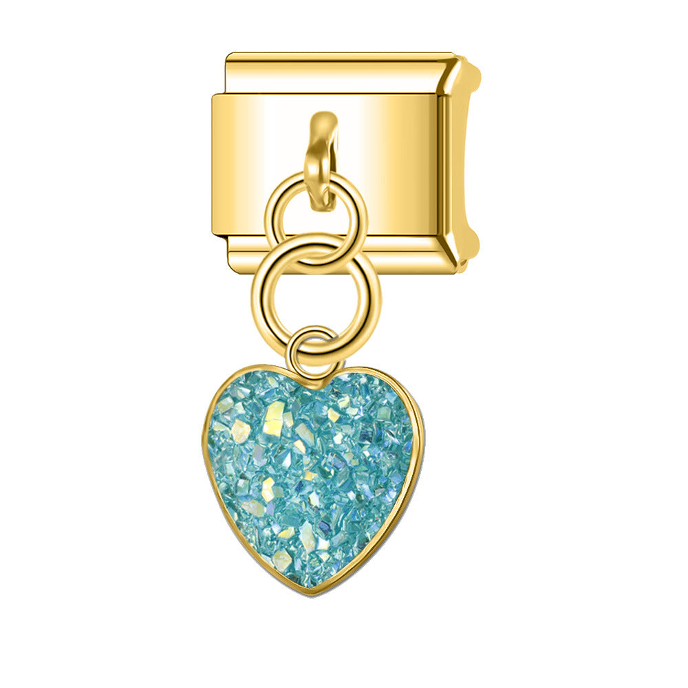 Wholesale Italian Charm Bracelet 9mm DIY Splicing Cute Creative Stainless Steel Composable Bracelet