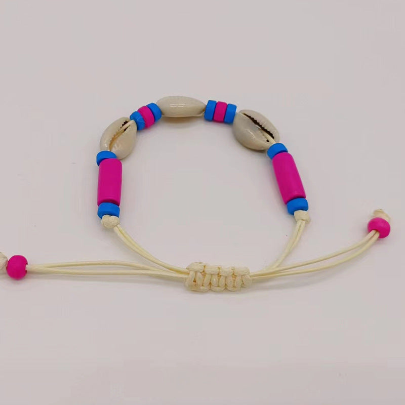 Wholesale Natural Shell Handwoven Shell Bracelet ACC-BT-Youl008