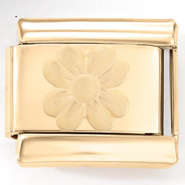 Wholesale Italian Charm Bracelet 9mm DIY Splicing Gold Plated Smiley Dolphin Stainless Steel Composable Bracelet