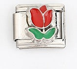 Wholesale Italian Style Flower Modular Bracelet Stainless Steel Fashion Accessory For Gift And Resale