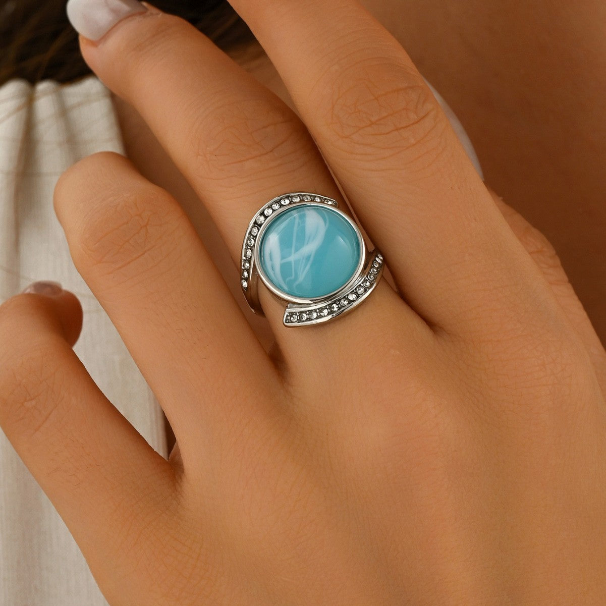 Wholesale Women' s Rings Retro Exaggerated Simple Personalized Women' s Rings