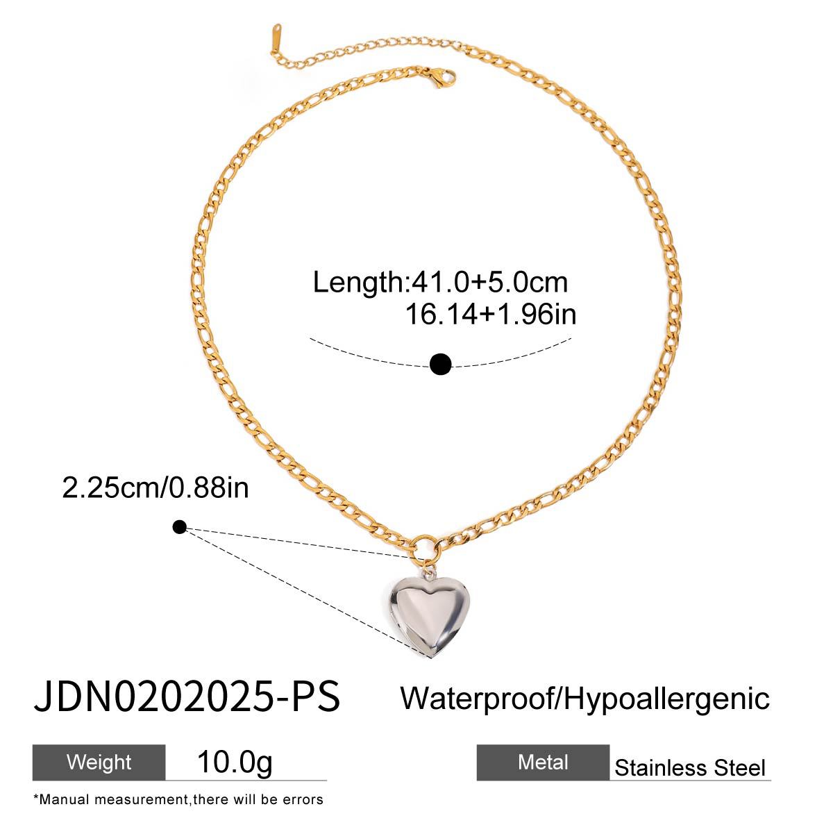 Wholesale Stainless Steel Color-free  Clavicle Chain Love Jewelry