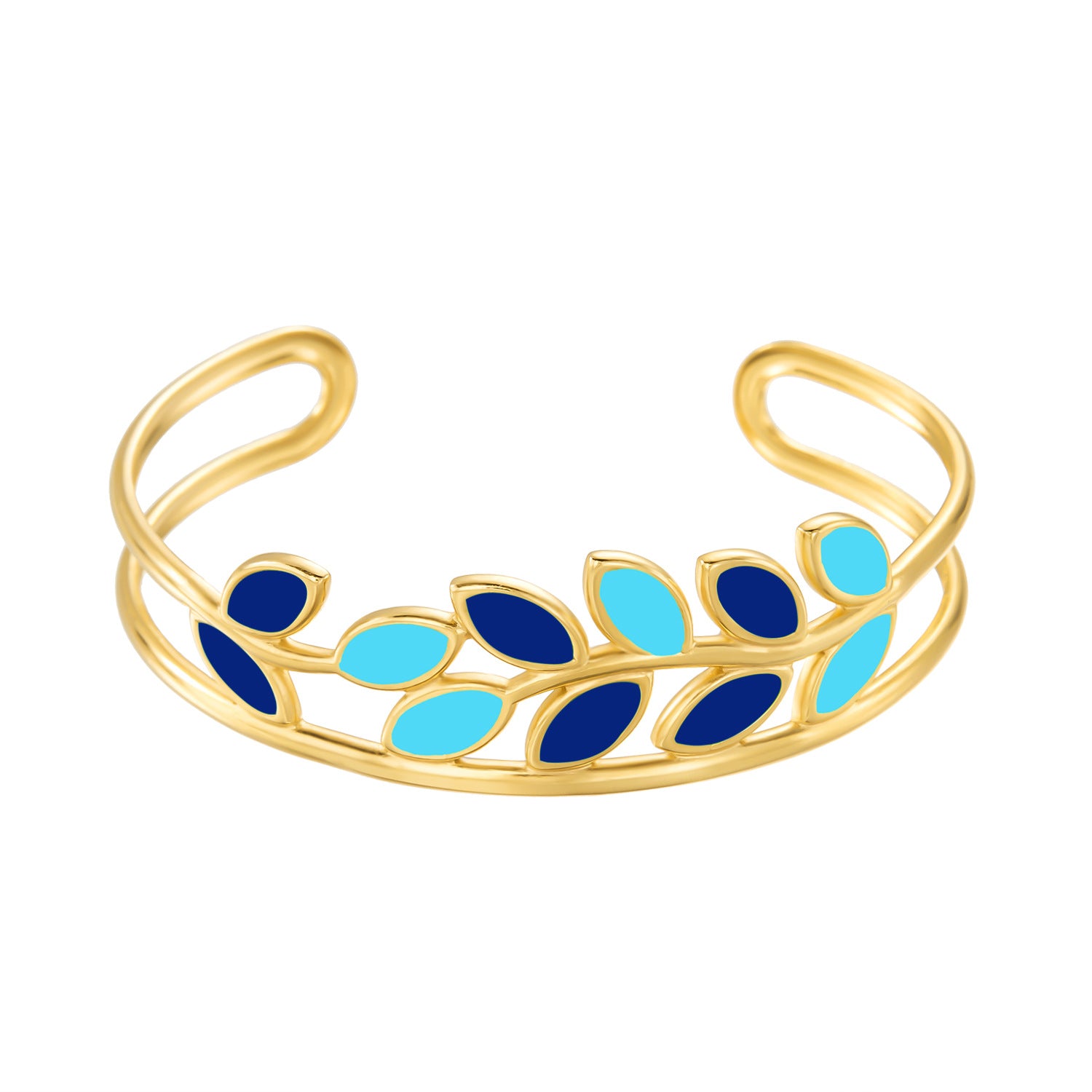 Wholesale stainless steel not fade cold  love oil drop light luxury open bracelet