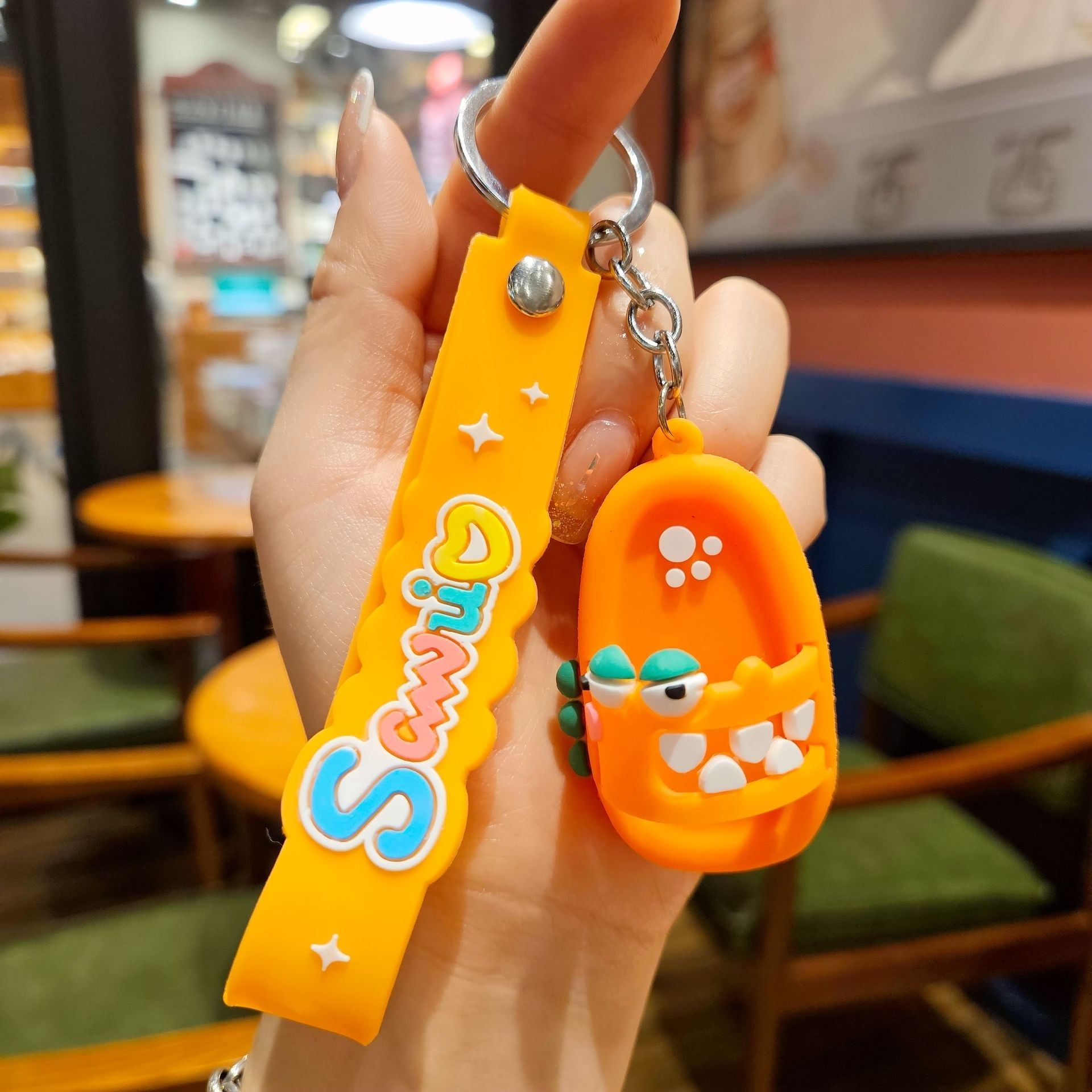 Wholesale Dinosaur duck key chain Animal car keychain