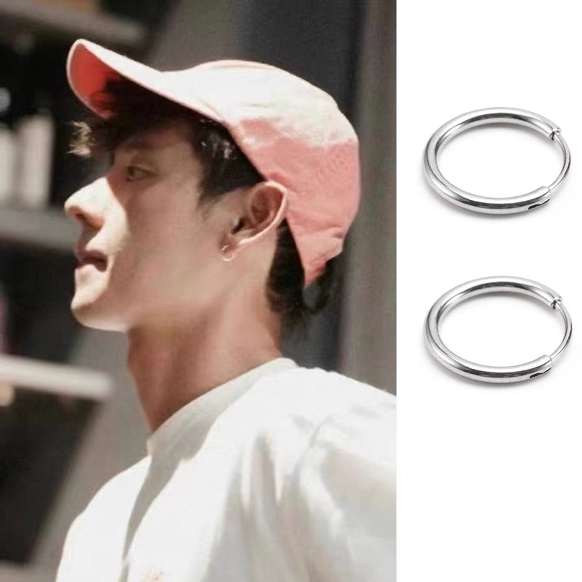 Wholesale Metal style minimalist s925 sterling silver earrings