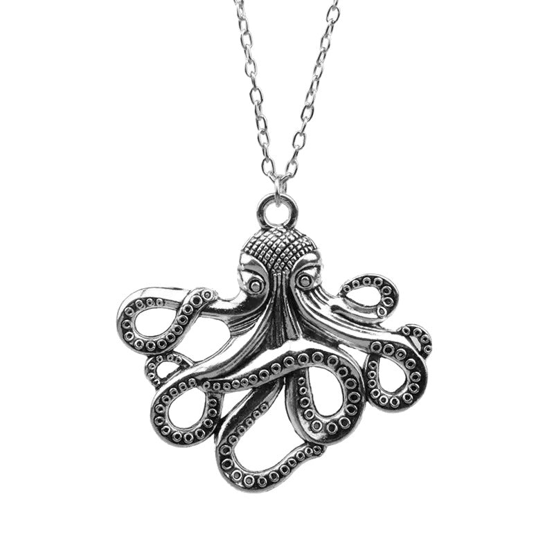 Wholesale  Retro Octopus Pendant Necklace