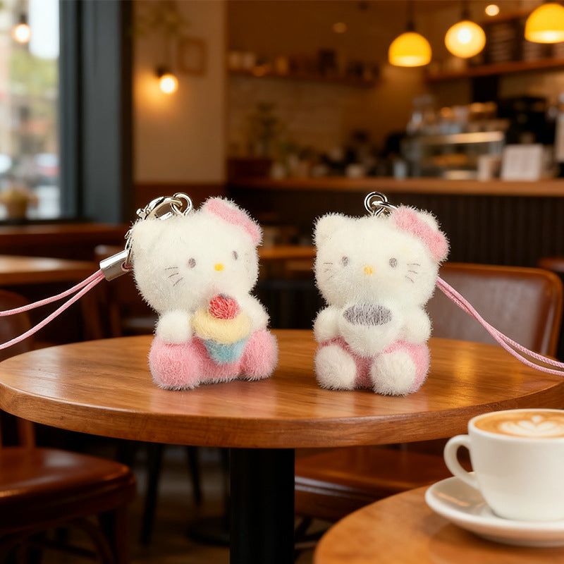 Wholesale 3D Cute Cartoon characters Plush Keychain