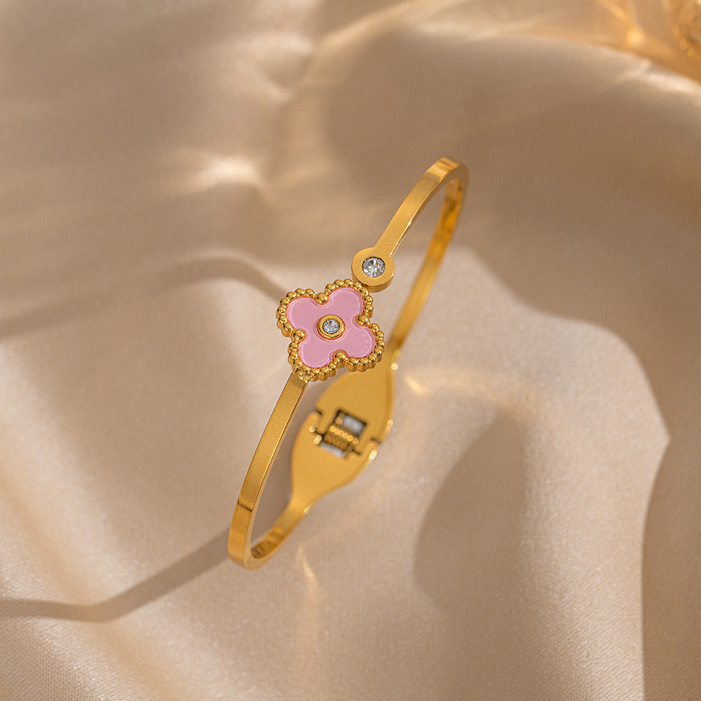 Wholesale Titanium Steel Diamond Bracelet ACCVIP-BT-KuCai016